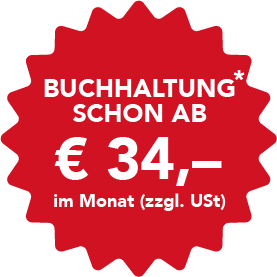 Buchhaltung Preis – Buchhaltungsservice ab €24,40 im Monat (zzgl. USt)